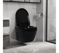Modern Wall Hung Rimless Toilet With Bidet Function Sleek Toilet vidaXL