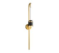 Modern Wall Lamp All Copper Country Living Room Back Wall Light Bedroom Bedside Staircase Hotel LED26W*2 Tri-color Changing Light Aisle Corridor Lig