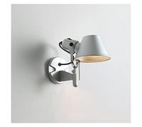 Modern Wall Lamp & Sconces Swing-Arm, Industrial Metal E27 with Adjustable Long/Short Arm, Wall-Mounted Working Lamp Study Bedroom Living Room Reading Wall Light -Bl
