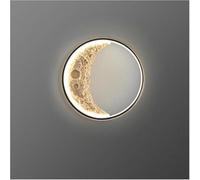 Modern Wall Lamps & Sconces, Simple Moon Wall Lamps for Indoor and Outdoor Use, Decorative Wall Lighting Fixture for Living Room, Bedroom, Bedside, Villa Foyer, Home Decor, Contemporary Wall Mounted L