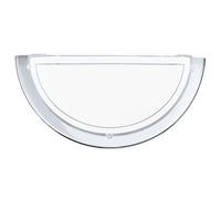 Modern Wall Light 1 White with Glass Collection GL1583