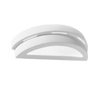 Sollux Lighting Helios Ceramic & Glass White 1 Light Classic Wall Light
