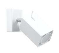 Sollux Lighting Merida Steel White 1 Light Classic Wall Light