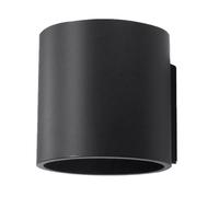 Sollux Wall Lamp Orbis 1 Black, Black