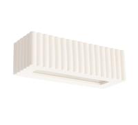 Modern Wall Light RIGATA Ceramic White E27 LED SOLLUX LIGHTING
