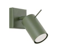 Modern Wall Light RING Steel Olive green GU10 LED SOLLUX LIGHTING