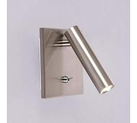 Modern Wall Lights Minimalist 3W Reading Night Lights Engineering Adjustable Spot Wall Sconces, Bedroom LED Bedside Lamp Hotel Recessed Reading Light, Hotel Headboard Focused Lighting Accent Lamp (C