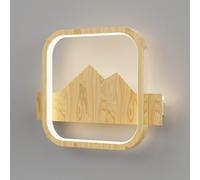 Modern Wall Lights Wall Lamp Indoor Wall Sconces Creative Geometric LED Fixture for Bedside 13W Wood Grain Metal Living Room Bedroom Hallway Wall Mount Light Nordic Wall Light