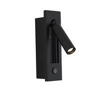 Modern Wall Lights Wall Lamp Indoor Wall Sconces LED Flush Mount Wall Reading Light Bedside Recessed Wall Mount Light with Switch 350°+90° Adjustable Wall Spot Night Lamps for Bedroom Hotel