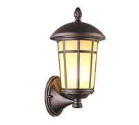 Modern Wall Mount Lamp, Contemporary Outdoor Wall Lantern Glass Sconce for Exterior House Porch Patio Outside Deck Garage Yard Front Door Garden Home