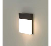 Modern Wall Mount Lamp, LED Wall Lantern, Waterproof Wall Lamp IP65 Front Porch Lighting Fitting, 15W Exterior Wall Sconces for Patio Garden Entryway, Aluminum Housing