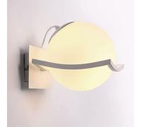 Modern Wall Mount Lamp, Wall Light Modern Simple Glass Shade Wall Luminaire Bedroom Nightstand E27 Wall Sconce Bathroom Vanity Wall Lamp Study Reading Lighting Wall Light Fixture H6.30in Bedside Deco