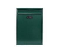 Modern Wall Mount Locking Mailbox Outdoor Secure Delivery Drop Box Rain Protection Letters Packages (Grün 42x29x11.5cm)