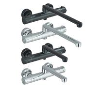 Modern Wall Mounted Bathtub Faucet30cm Solid Brass Shower Mixer Tap Easy Installation for Luxurious Bathing Experience Stylish Upgrade for Contemporary Bathrooms