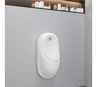 Modern Wall-Mounted Ceramic Urinal for Men with Built-in Sink, Intelligent Sensor Flush Male Urinal Space-Saving, for Schools/Public Places