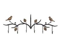 Modern Wall-Mounted Coat Hook Creative 6/7 Iron Coat Rack for Living Room & Bedroom Easy Installation Stylish Black 70cm Design for Home nization