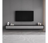 Modern Wall-Mounted TV nd 120-240 cm Floating Ma Console for Living Room & Office Lar Entertainment Center for TVs & Multima Sto (Grey)