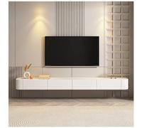 Modern Wall-Mounted TV Stand with Storage Space, Cable Management & Shelves - Stylish Multimedia Cabinet for Living Room nization & Design