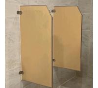 Modern Wall Mounted Urinal Partition Screen for Men Public Restroom Urinal Divider Privacy Shield for Urinals Durable Privacy Barrier for Bathrooms