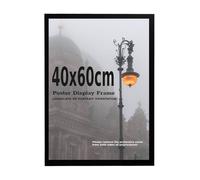 Modern Wall Photo Frame - Contemporary Home Office Decor - 40x 60 cm Display Poster- Clear Acrylic Front - MDF Backing With Bothways Wall Hanging Hooks (40x60 cm)