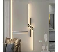 Modern Wall Sconces, LED Modern Wall Lamp Dimmable with Remote Control Wall Sconces USB Rechargeable Battery Powered Wall Lights Indoor Aluminum Linear Wall Lighting for Living Room Office Bedroom Dec
