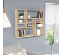 Modern Wall Shelf Wall-Mounted Shelf Storage Display Rack Organiser Unit vidaXL
