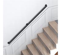 Modern Wall Stair Handrail Grab Bar Kit, Sturdy Safety Staircase Bannister, Wall Mount Industrial Iron Railing Pipe Handrail for Indoor Stairs Outdoor Deck Loft Porch, Ma,7ft