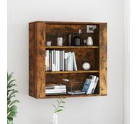 Modern Wall Storage Cabinet Home Office Storage Floating Cupboard with 3 Shelves