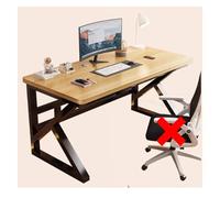 Modern Walnut Wood Computer Desk - Rustic Writing Table for Home Office, Bedroom & Living Room - Spacious Study Desk for Students, 80cm / 31.4in - Stylish & Functional