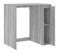 Modern Washing Machine Cabinet with Door, Bathroom Laundry Room Cupboard Unit