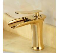 Modern Waterfall Bathroom Sink Faucet - Stylish Single Hole Mixer Tap for Contemporary Decor - Elevate Your Bathroom with Elegant Functionality