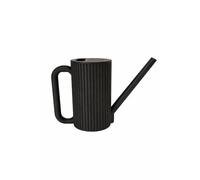 Modern Watering Can for Indoor Plants - Ribbed Minimalist Design with Long Precision Spout - Perfect for Houseplants, Succulents & Small Pots - 1L (Black)