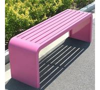 Modern Waterproof inless Steel Backless Bench - Multicolor Art Deco Outdoor & Indoor Seating for Garden Patio and Entryway - Slish Design