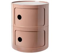 Modern White Bedside Table - Compact ABS Nightstand with Drawers Nordic Style Floor Standing End Table for Small Spaces Bedroom Furniture (32x32x40 cm)