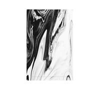 Modern White Black Marble Ink Abstract Art 1 Gang No Device Outlet Wall Plate Blank Light Switch Cover Switchplate Electrical Decorative Faceplate Bedroom Decorate