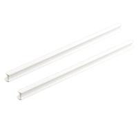 Modern White Cabinet Pulls & Handles 300mm Solid Drawer & Wardrobe Door Extended Hardware 2 Pcs for Kitchen Renovation & Home Improvement