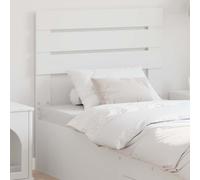 Modern White Engineered Wood Headboard 93x3x100 cm for Stylish Bedroom Decor