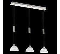 Modern White Glass LED Chandelier 18W Coll. GL1278