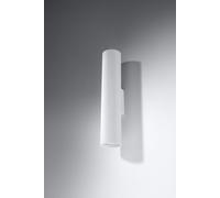 Modern White LED Wall Lamp - LAGOS, Round Tube Design - High-Quality Loft Lighti