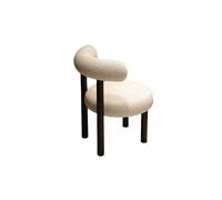 Modern White Makeup Chair for Girls' Bedrooms, Stylish Nail and Makeup Stool for Dressing Tables and Vanity Rooms