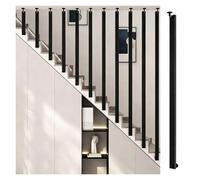 Modern White Painted Stair Spindles Customizable Metal Balusters for Stair Remodel 1 8ft Lengths 1 pc Black 2.5ft (0.75m) Perfect for Home Renovation