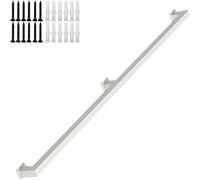 Modern White Stairs Banister Handrail - Complete Kit, 1m 1.5m 2m 2.5m 3m Wall Mount Metal Staircase Railing Non-Slip Safety Grab Bar for Indoor Outdoor Steps (Size : 3.3ft/100cm)