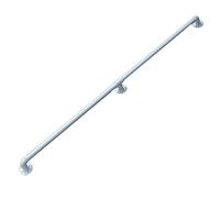 Modern White Stairs Banister Handrail for Indoor and Outdoor - 1ft~20ft Complete Kit, 1m 1.5m 2m 2.5m 3m Staircase Railing Safety Hand Rails (Size : 8ft/240cm)