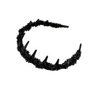 Modern Wig Irregular Stone Tooth Headband Acrylic Headband Fashionable Look Irregular Stone Hair Clip