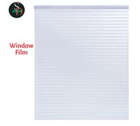 Modern Window Film Privacy Sticker Frosted Stripes Pattern PVC vidaXL