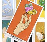 Modern Witch Spiritual Oracle Cards, 60-Piece Deck with Mystical Illustrations, Tarot Style