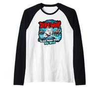 Modern Wolves Are Basic - Funny Dire Wolf Raglan Baseball Tee