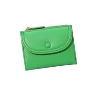 Modern Women's Thin Wallet PU Leather Multi-Pockets Lightweight Zippered Closure Practical Essentials On-The-Go Wear Resistant Women's Card Organizer