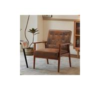 Modern Wood Frame Upholstered Lounge Chair The hot sale Gold One Size