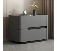 Modern Wood Nightstand with Drawers Small Bedside Table Chic Dressing Table Versatile Sofa Side Table for Bedroom & Living Room Stylish Furniture Accent.